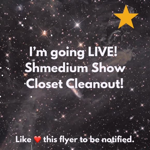 Other | Shmedium Show Closet Cleanout Flyer | Poshmark